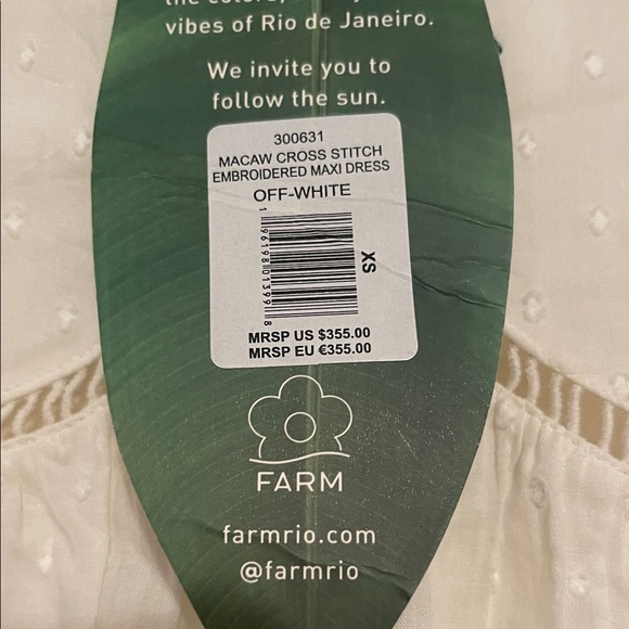 Floral Embroidered Farm Rio Dress - Picture 3 of 6